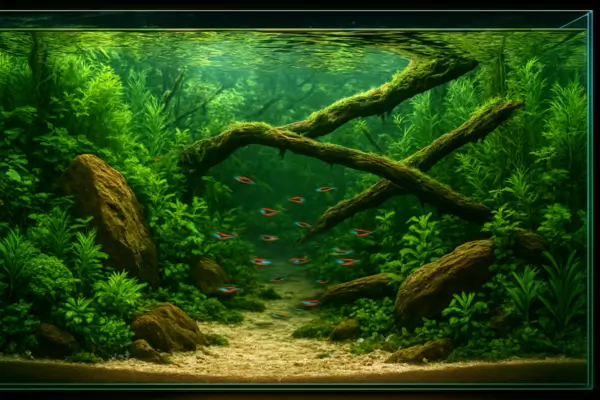 Layouts no Aquário: Estruturação Ecológica em Aquarismo Sustentável com Inspiração em Riachos Tropicais