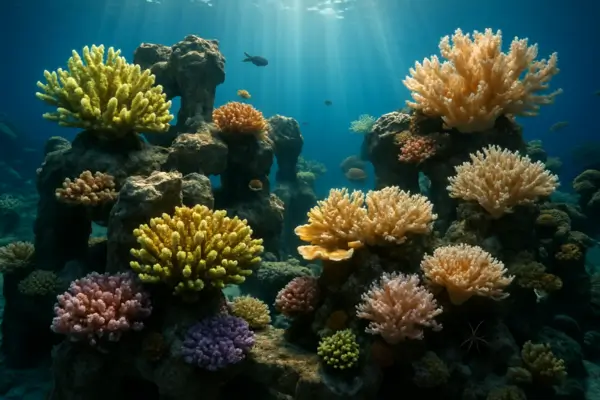 Corais fotossintéticos