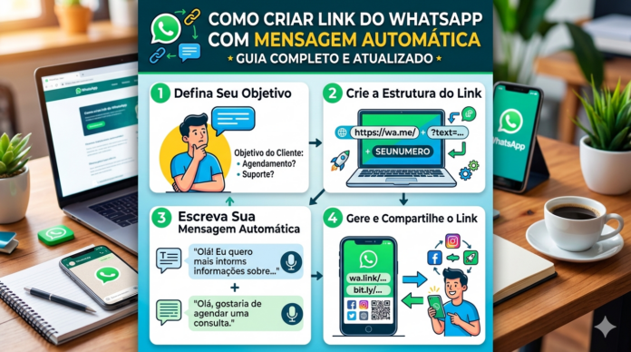 Criar Link do WhatsApp Como Criar Link do WhatsApp com Mensagem Automática